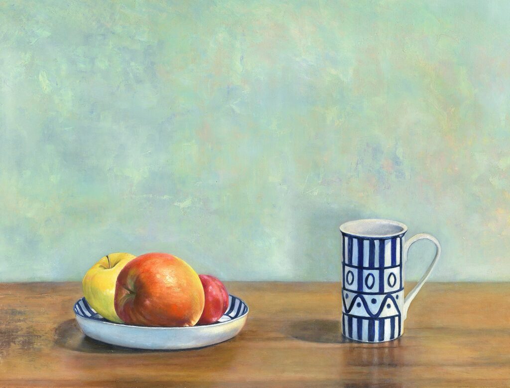 特選「慈愛と調和の静物画」稲吉　記子